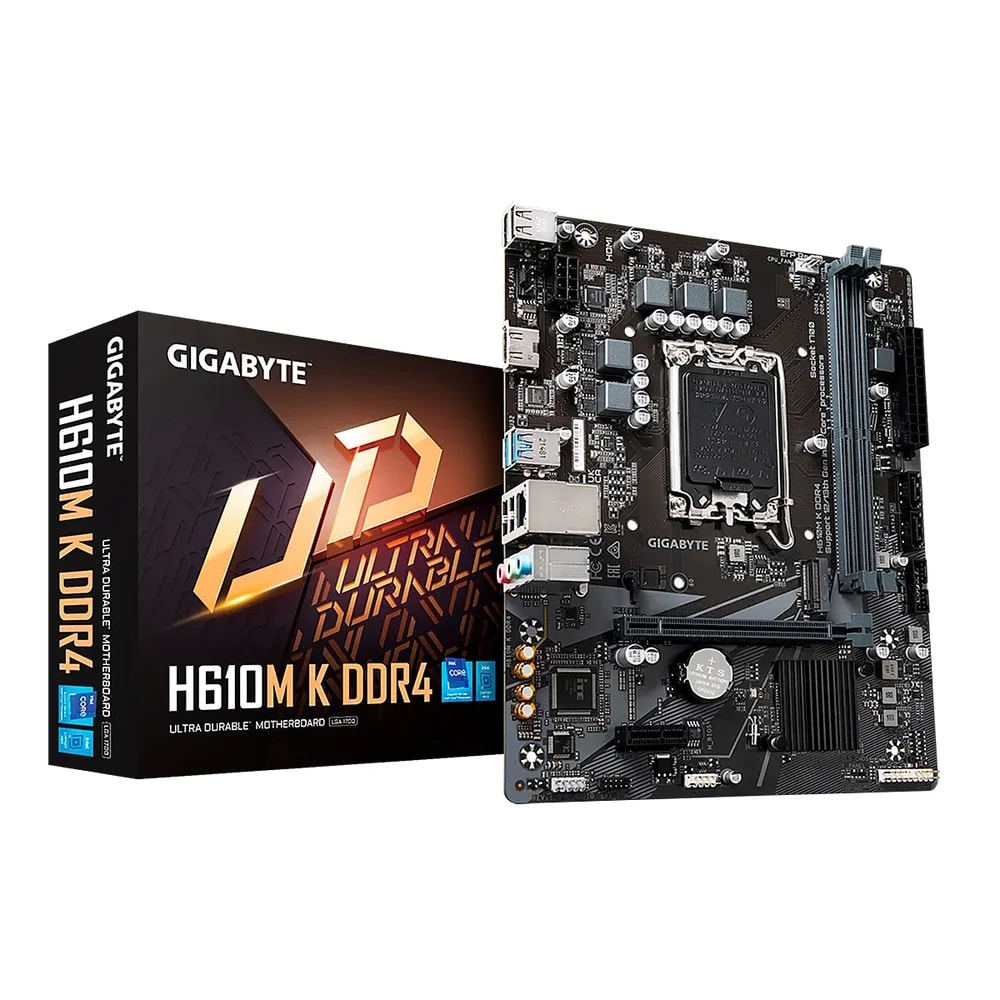 Mainboard Gigabyte H610M K 13VA-12VA LGA1700 2XDDR4-3200 HDMI M.2 USB3.2 PCIE4.0 Matx