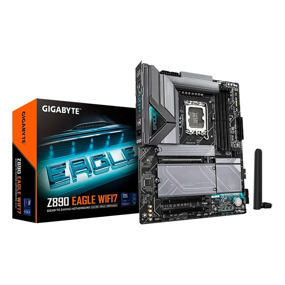 Mainboard Gigabyte Z890 Eagle WIFI 7 Intel Core Ultra Series LGA1851 DDR5-6400 BT 4m.2 WIN-64Bit ATX