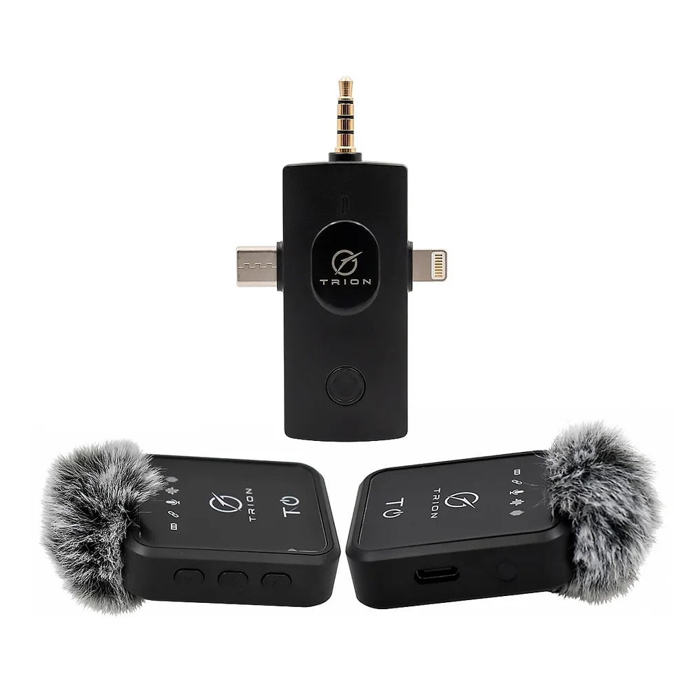 Microfono Trion TM100 Lavalier Wireless Black 2.4G