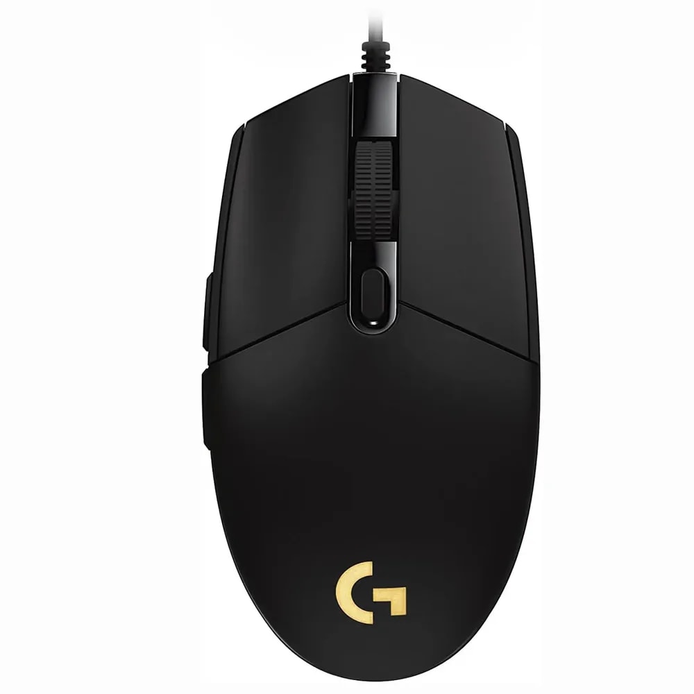Mouse Logitech Gaming G203 Negro Alambrico RGB Lightsync G-hub