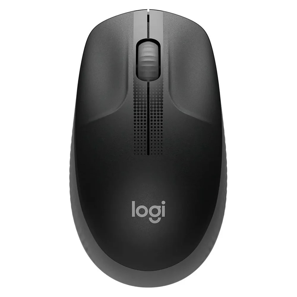 Mouse Logitech M190 Wireless USB Full Size Curve Desing Charcoal
