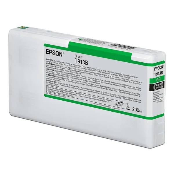 Cartucho Epson T913B00 Ultrachrome HDX Verde 200ML
