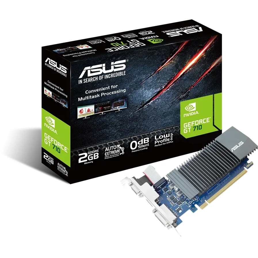Tarjeta De Video ASUS GeForce GT-710 2GB GDDR5 EVO