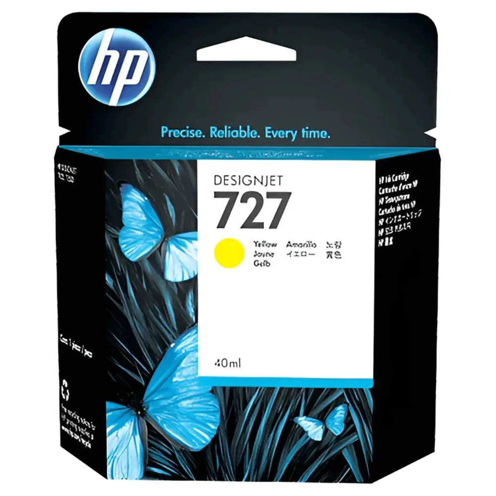 Cartucho HP 727 Amarillo 40ML