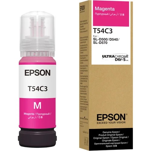 Botella Epson UltraChrome T54C Magenta SureLab D570 70mL