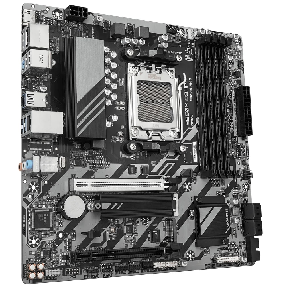 Mainboard Gigabyte B850M D3HP AM5 Ryzen 9000 4DDR5-8200 2DP HDMI 2M.2 USB3.2 PCIe 5.0 micro-ATX