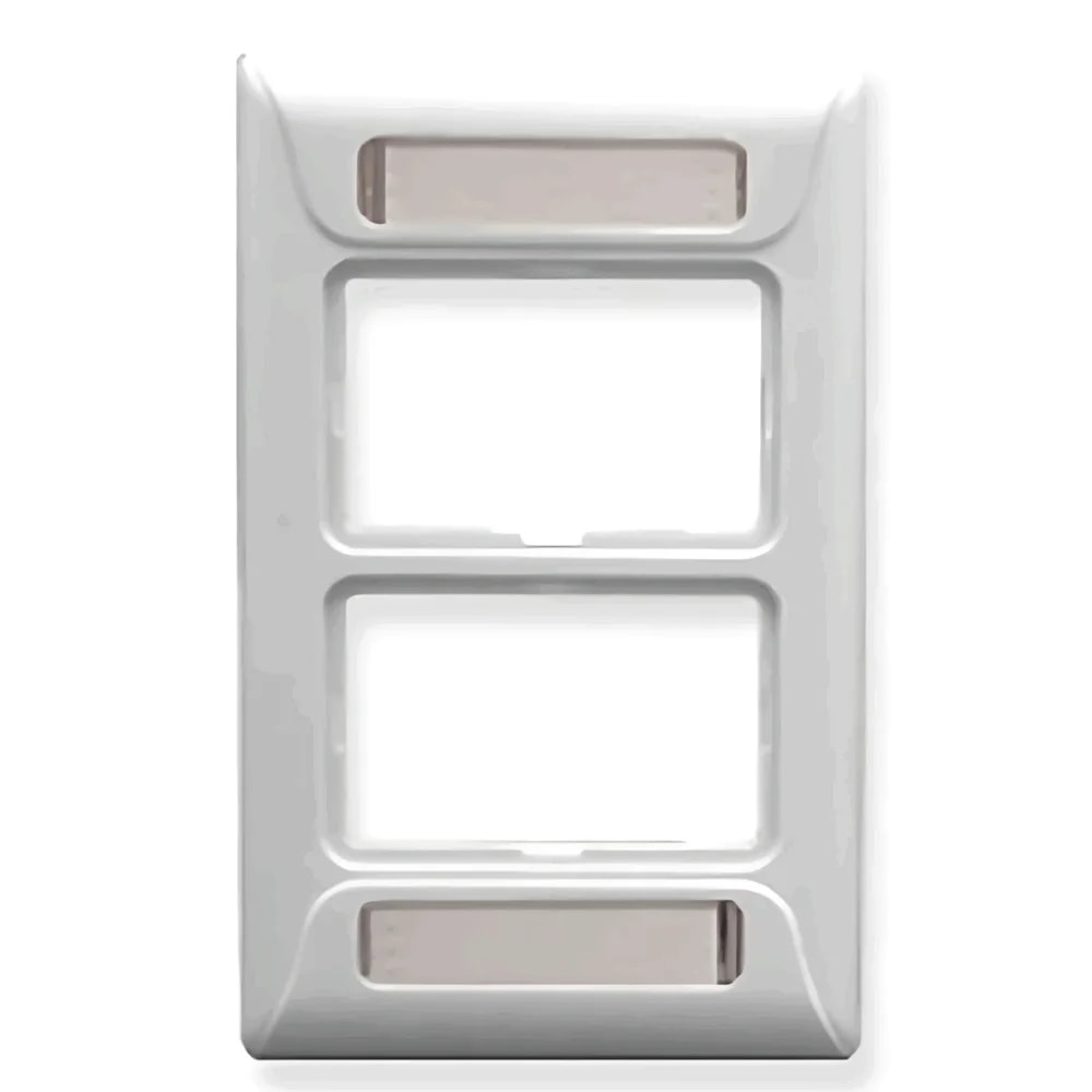 Faceplate Bi-frame Single Gang Blanco