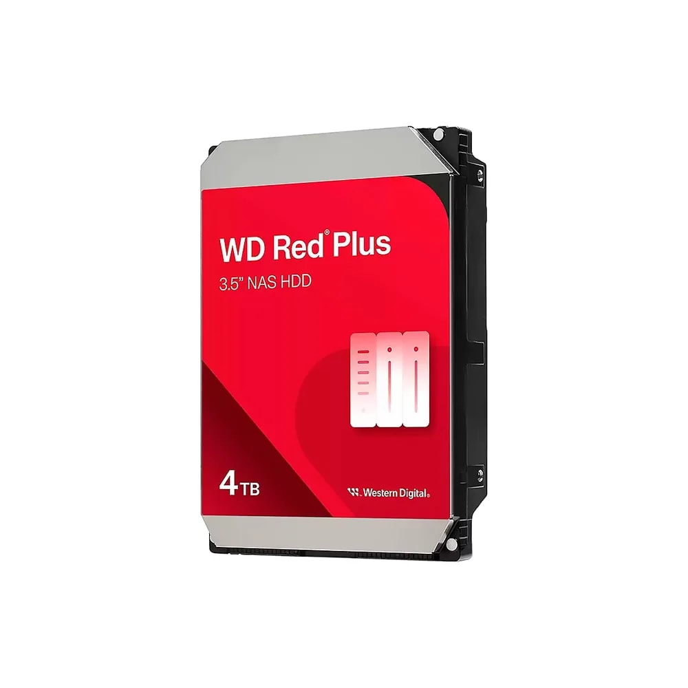 Disco Duro WD Red Plus NAS 4TB 3.5Inch SATA 5400RPM 128MB up to 180MB-s