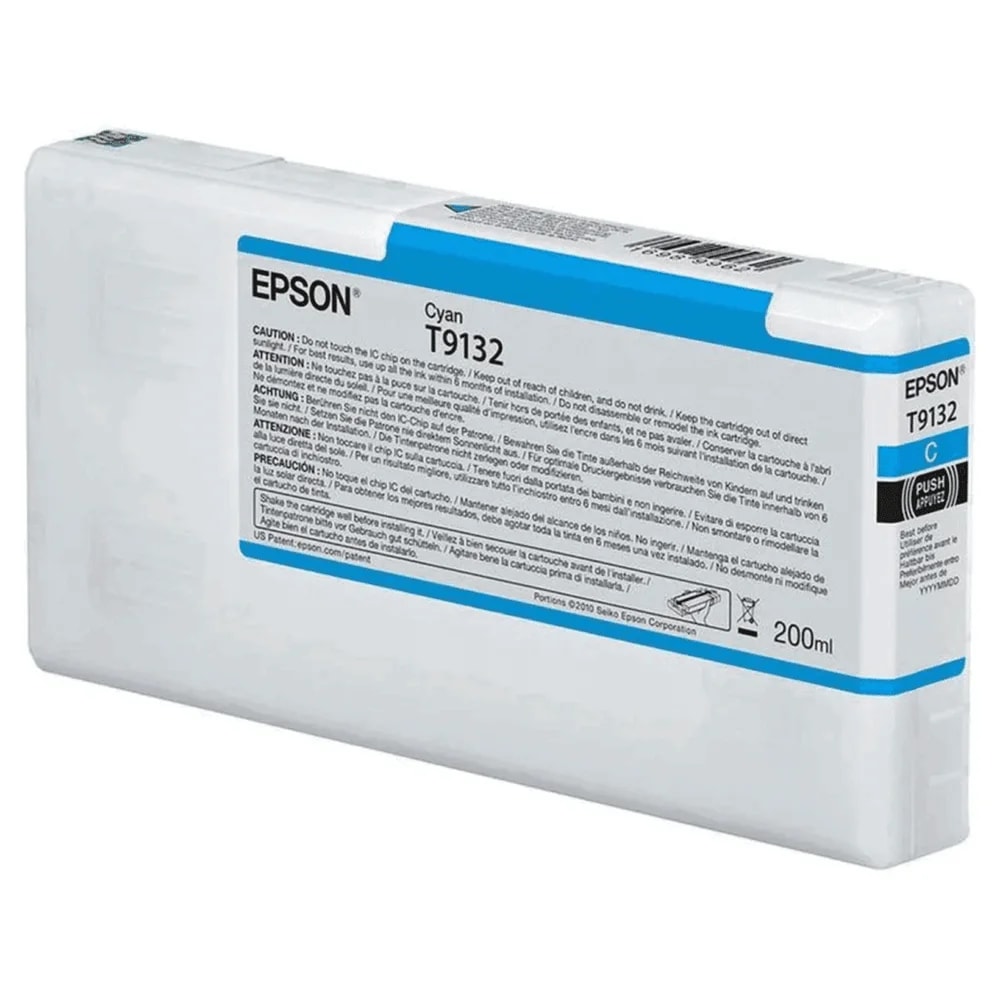 Cartucho Epson T913200 Ultrachrome HDX Cian 200ML