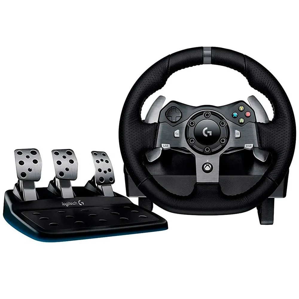 Volante Driving Logitech G920 Negro Xbox One-pc Simulacion Inmersiva-pedales Ajustables