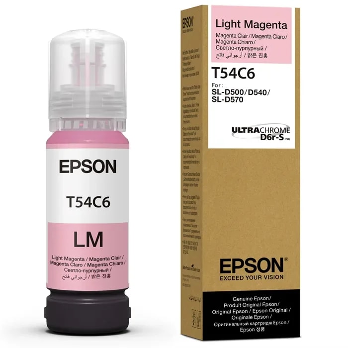 Botella Epson UltraChrome T54C Light Magenta SureLab D570 70mL