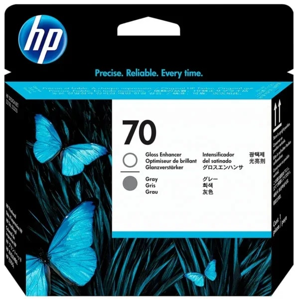 Cartucho Designjet HP 70 Gloss Enhancer-gris