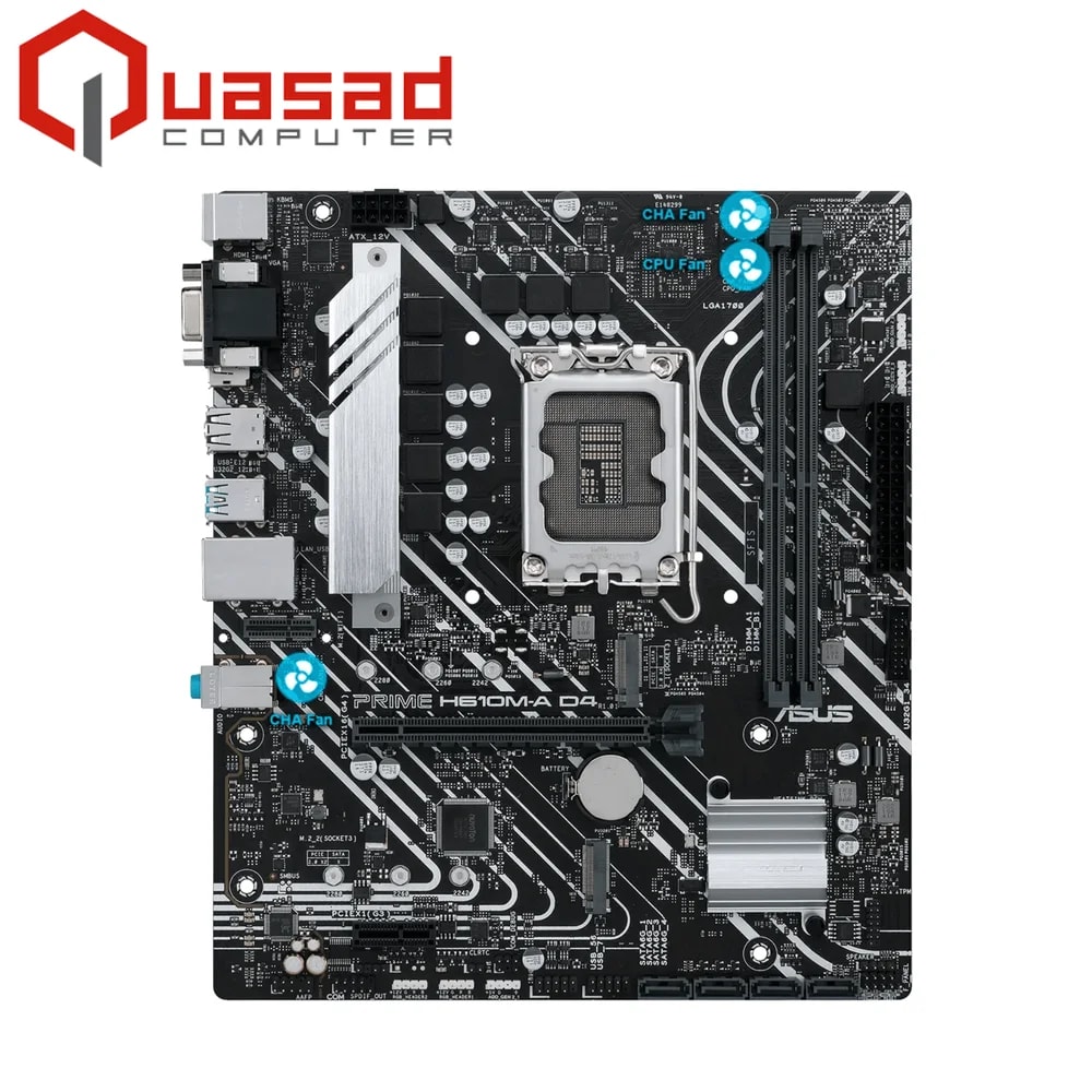 Mainboard Quasad H610 12VA LGA1700 DDR4-3200 VID SON HDMI M.2 4USB3.0 AIO