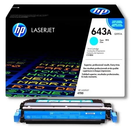 Toner HP Q5951A Laserjet 4700 Cian