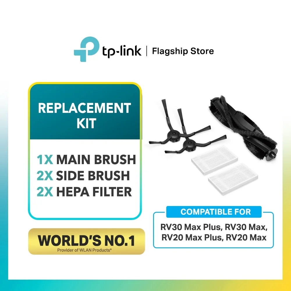 Raplacement Kit TP-Link para Robot Vacuum Tapo RV30 Max Plus RV20 Max Plus 5Unidades