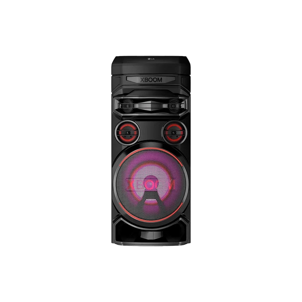 Torre de sonido LG Xboom RNC7 Karaoke Star Poten. Bajos DS DJ App DJ Pad SBB Mult BT Negro