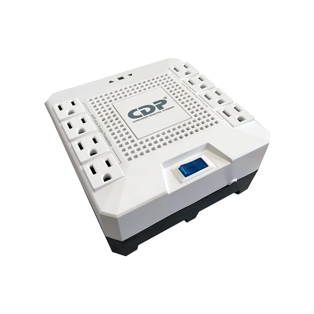 Regulador CDP AVR1808 1800VA-1000W 8 Outlets NEMA-15R 120V