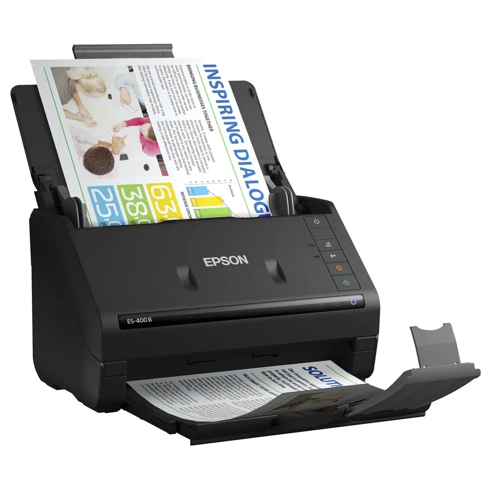 Scanner Epson Workforce ES-400 II 35 PPM-70 Ipm. 600 Dpi. Usb. Mod. Rojo. Opc.. ADF 50 PAG