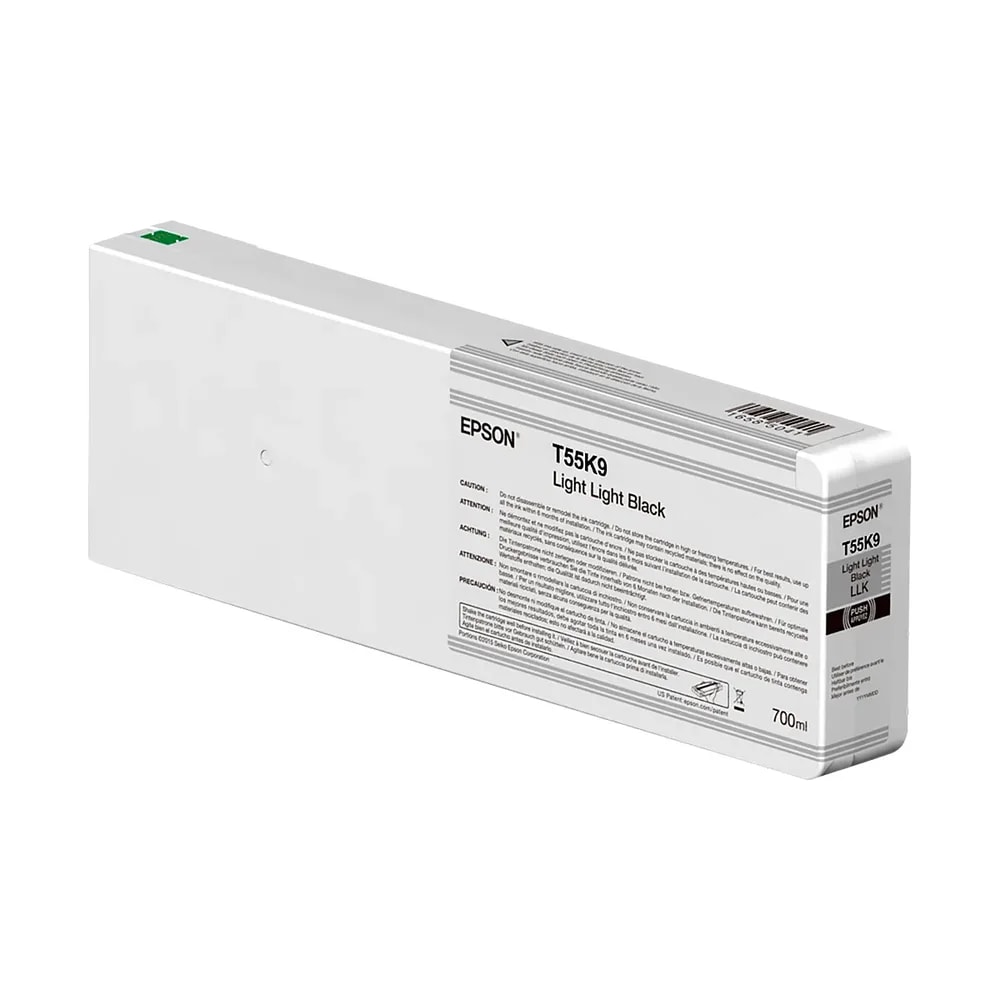 Cartucho Epson Singlepack Light Light Black T55K900 Ultrachrome Hdx-hd 700ML FOR Surcolor