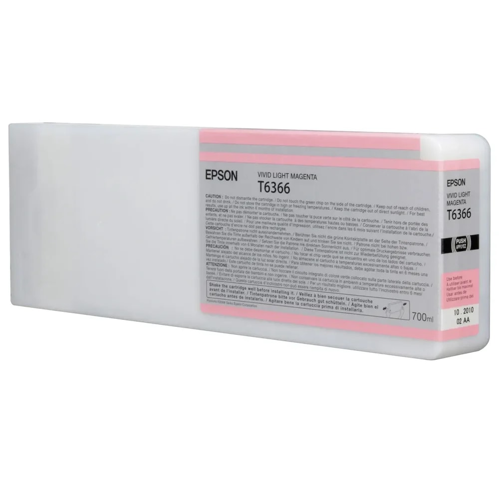Cartucho Epson T636600 Stylus PRO 7900-9900-WT7900-7700-9700 Vivid Light MAGENTA-700ML