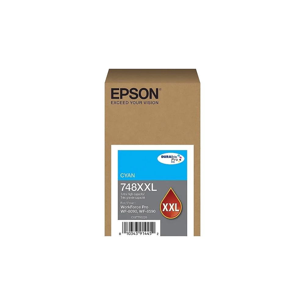 Carucho Epson DURABrite Pro 748XXL Extra-High Capacity 7K Cyan