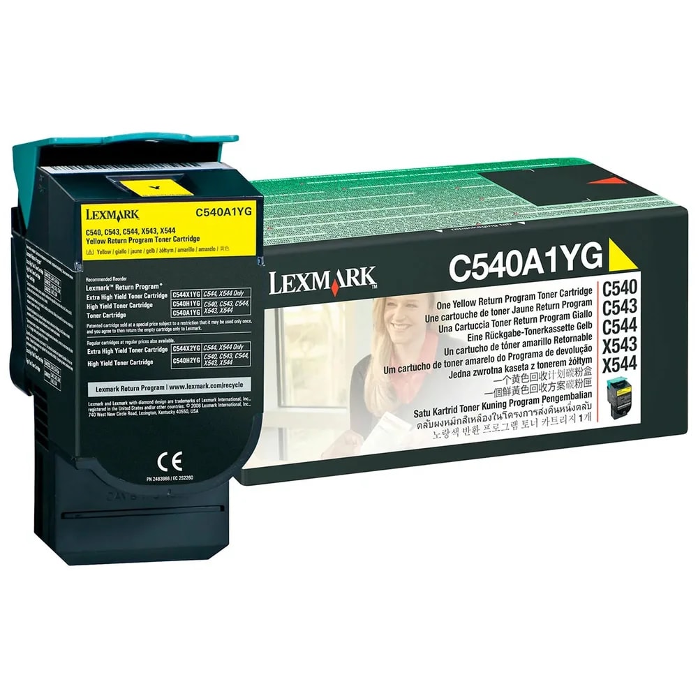 Toner Amarillo 1K C540-543-544-546 | X543-544-546-548