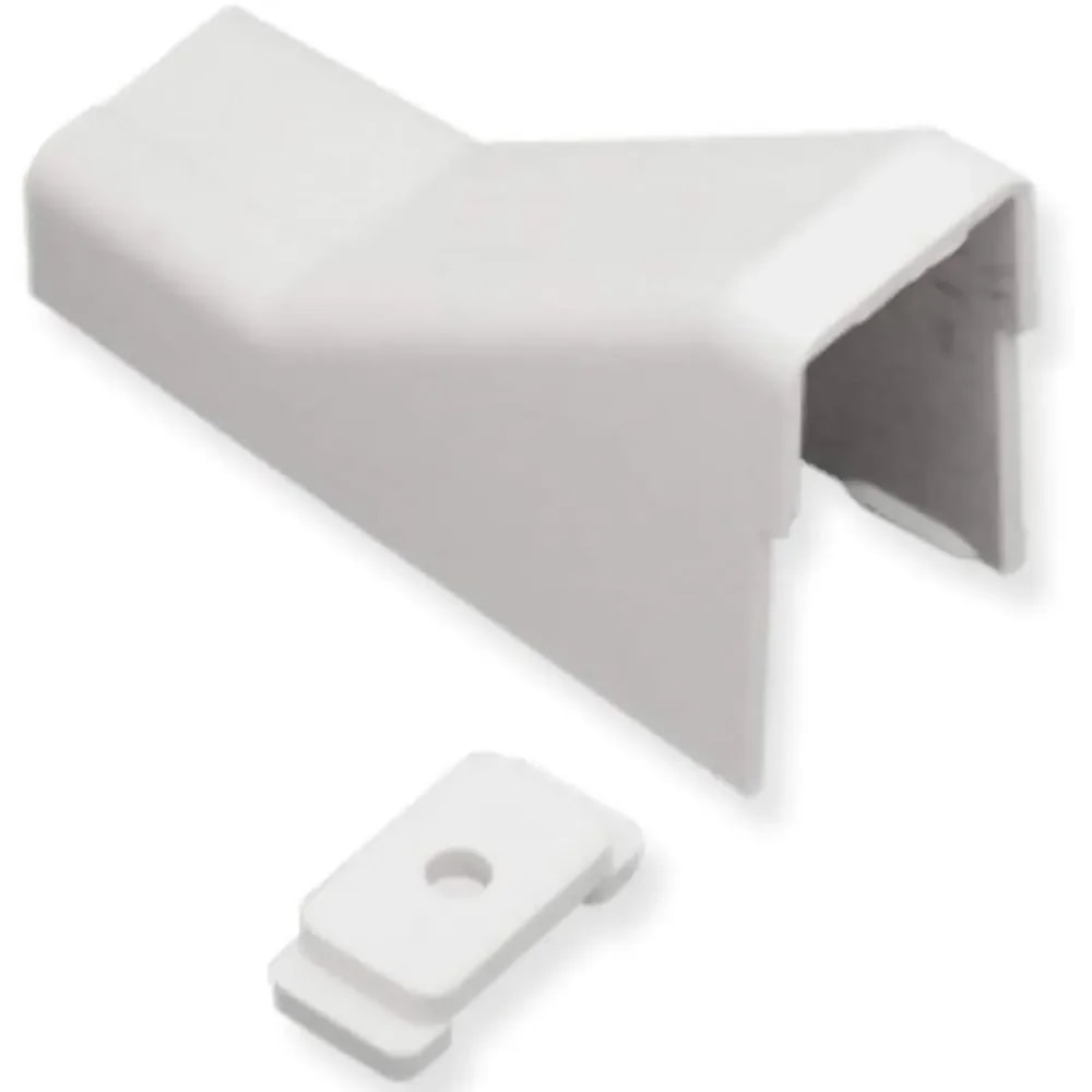 Ceiling Entry Raceway 1 1-4 Blanco (10SETS-BAGS)