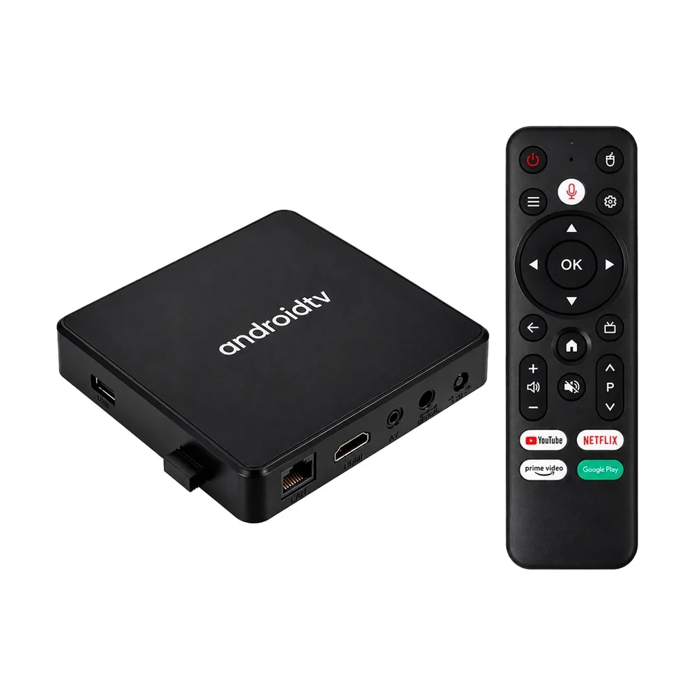 TV Box 4K Android 15 8GB 128GB HDMI USB Voice Remote