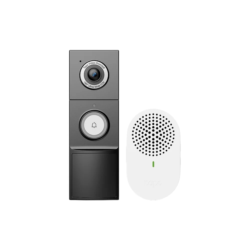 Timbre de Video TP-Link con Batería 2K 5MP Deteccion IA Vision Noc. Color Campo Amplio Bat. Extraibl