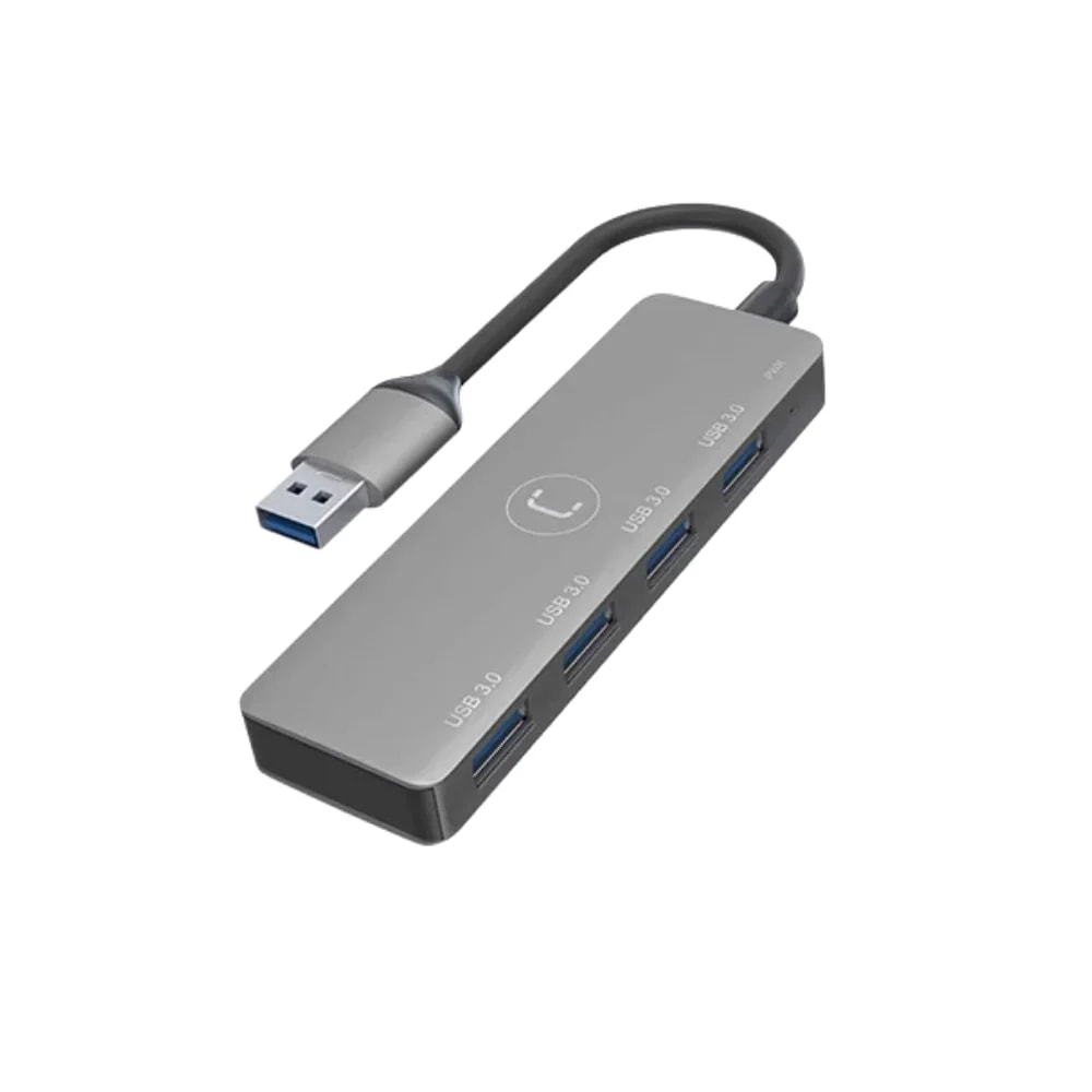 Hub Unno Tekno HB1011GY 4 puertos USB 3.0