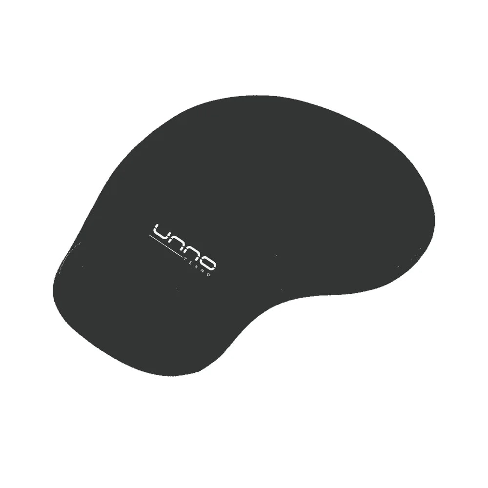 Mouse pad Unno Tekno MP6001BK ergonomico de gel