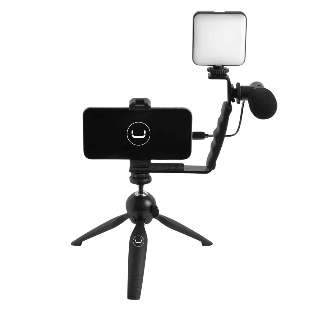 Kit para influencer Unno Tekno PH1902BK influencer pro + vlogging kit