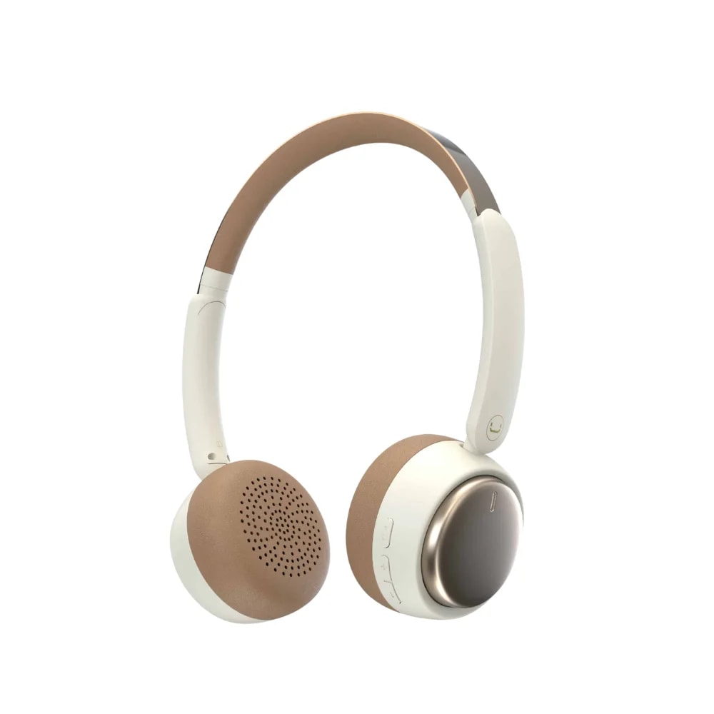 Audífono y microfono Unno tekno HS7402BG ZenPro ANC con cancelación de ruido bluetooth beige