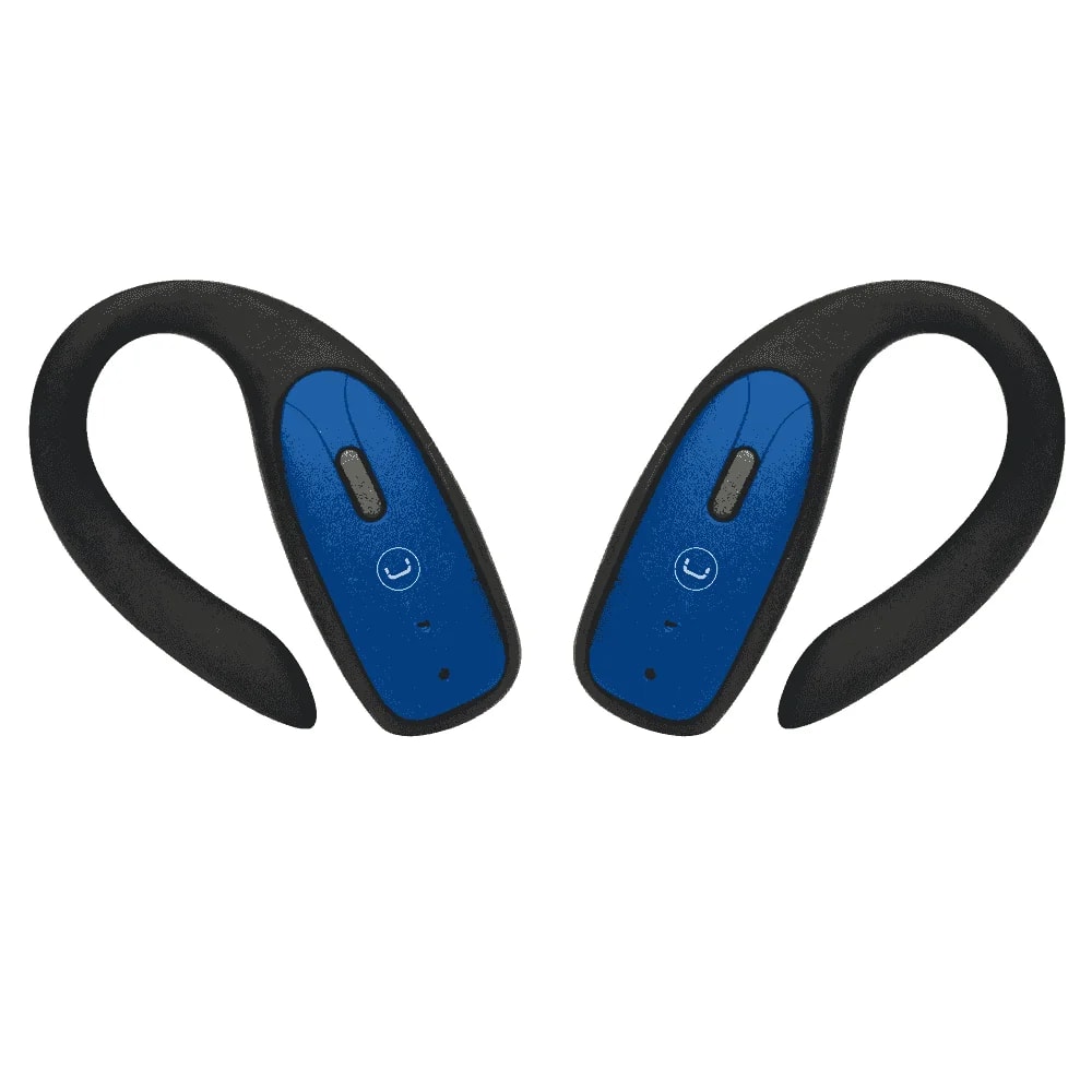 Audífono con micrófono Unno Tekno HS7503BL Flex Earbuds inalambricos TWS negro