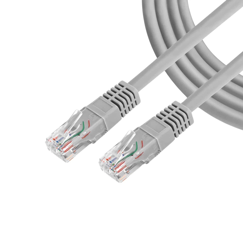 Patch cord Unno Tekno CB4310GY Cat6 10ft gigabit plomo
