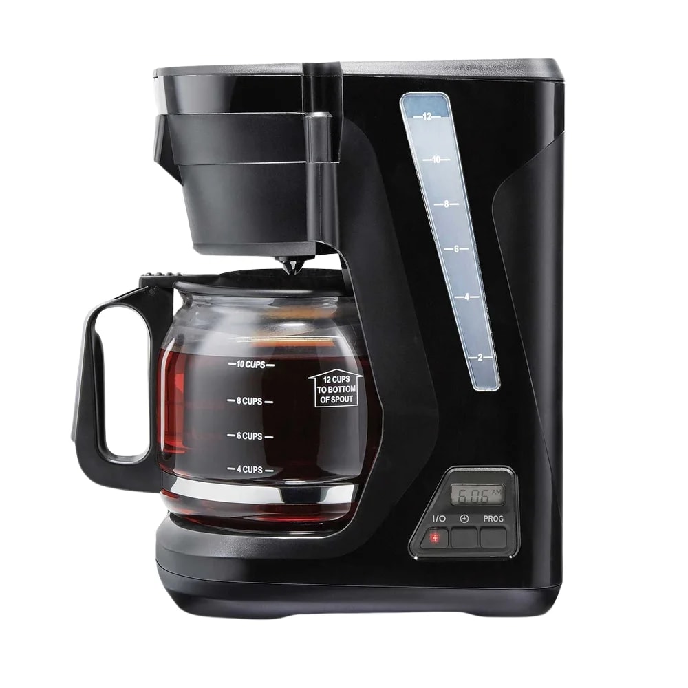 Cafetera Hamilton Beach programable para 12 tazas negra