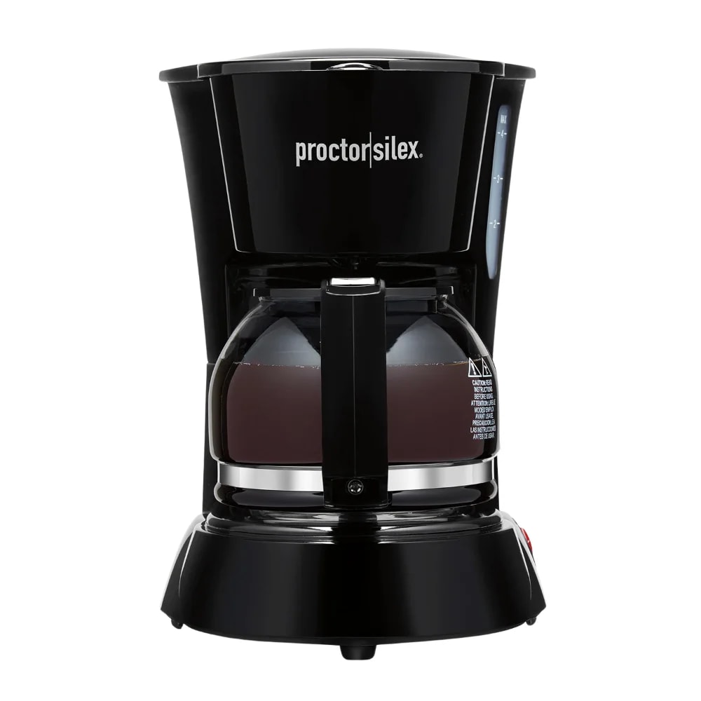 Cafetera Proctor Silex by Hamilton Beach 48138PS para 4 tazas negra