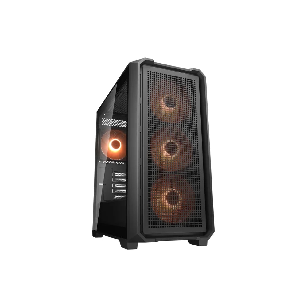 Case Cougar Gamer MX600 Mini V2 Pro RGB vidrio templado Mid-Tower no incluye fuente de poder 4 fans