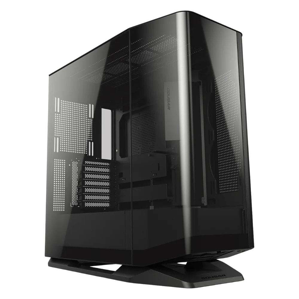 Case Cougar Gamer FV270 vidrio templado Mid-Tower no incluye fuente de poder negro