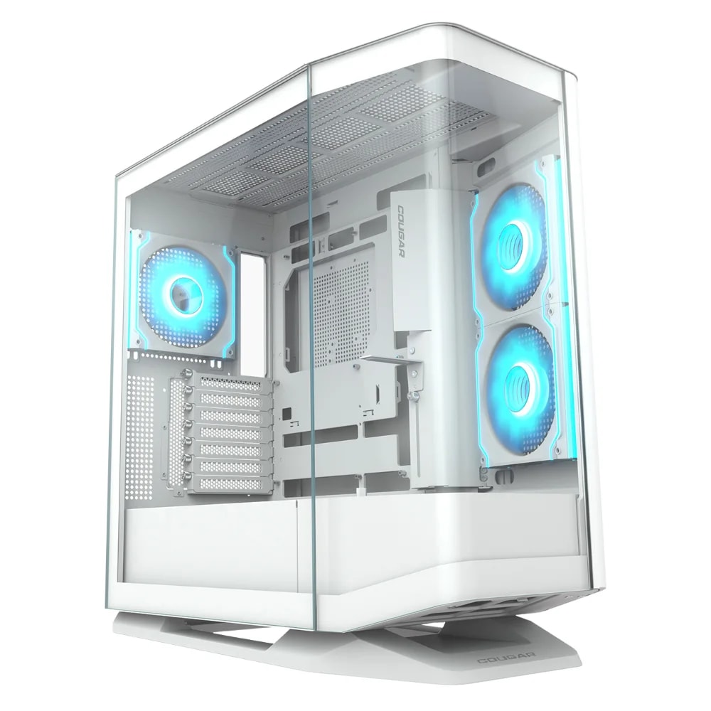 Case Cougar Gamer FV270 RGB vidrio templado Mid-Tower no incluye fuente de poder blanco