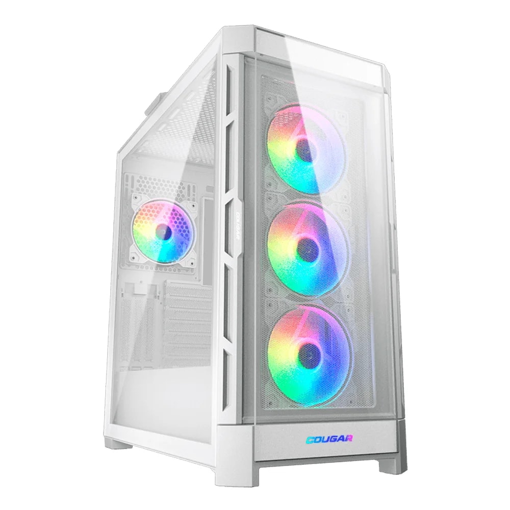 Case Cougar Gamer Duoface PRO RGB vidrio templado Mid-Tower no incluye fuente de poder blanco