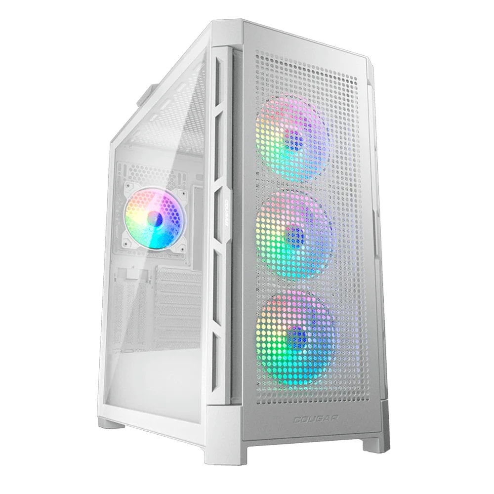 Case Cougar Gamer Airface PRO RGB vidrio templado Mid-Tower no incluye fuente de poder blanco