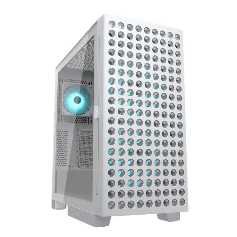 Case Cougar Gamer Airface ECO RGB vidrio templado Mid-Tower no incluye fuente de poder blanco