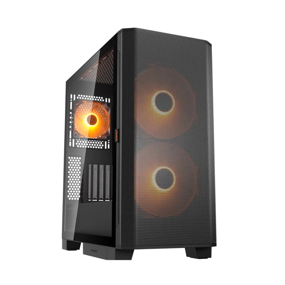 Case Cougar Gamer Airface Flo RGB vidrio templado Mid-Tower no incluye fuente de poder 3 fans blanco
