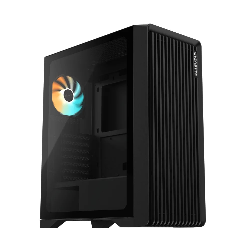 Kit Case Gigabyte C103 vidrio templado Mid-Tower + fuente de poder Gigabyte PG5 650 Watts