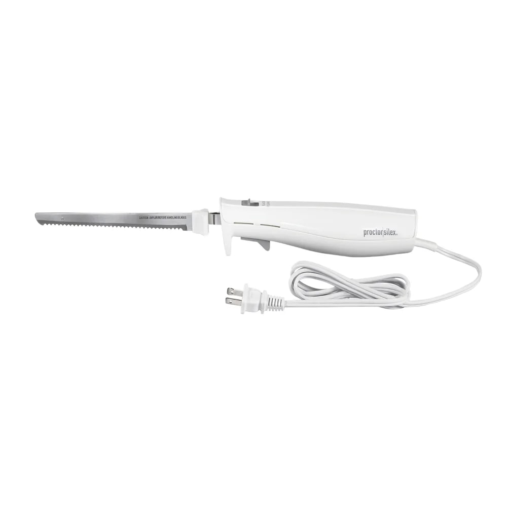 Cuchillo eléctrico Proctor Silex by Hamilton Beach 74312 blanco