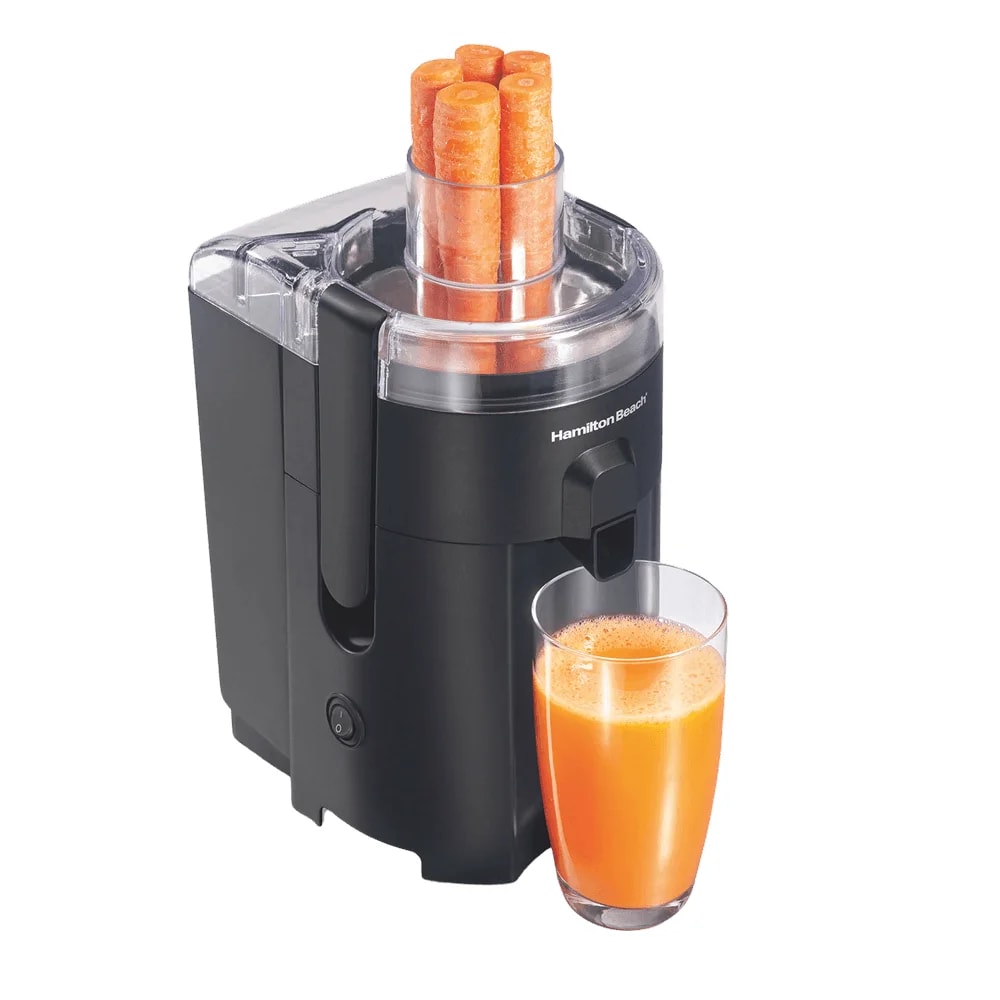 Extractor de jugos Hamilton Beach compacto HealthSmart