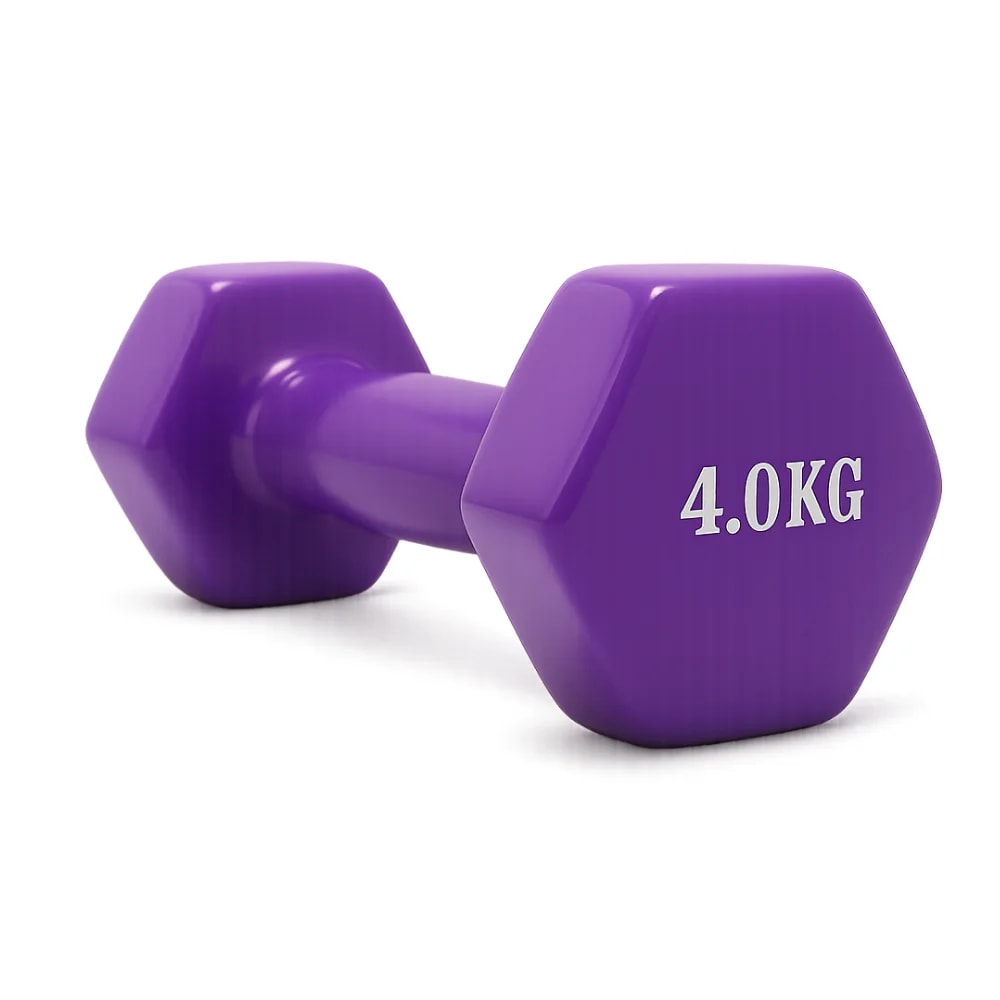 Pesa de vinyl West de 4 kilos morada