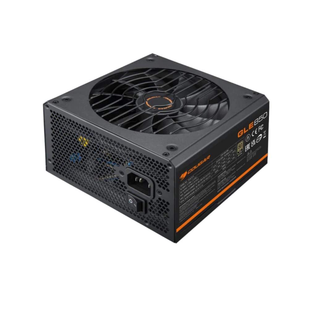 Fuente de poder Cougar GLE 850 watts certificacion 80 plus gold ATX modular estándar ATX 3.1