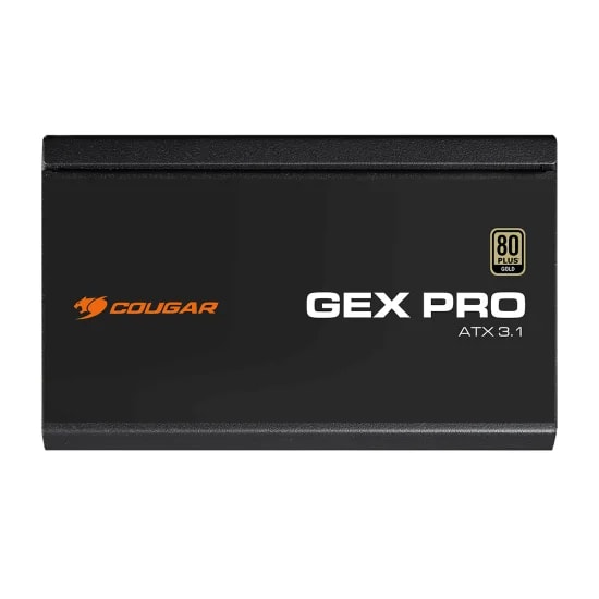 Fuente de poder Cougar GEX PRO 750 watts certificacion 80 plus gold ATX modular estándar ATX 3.1
